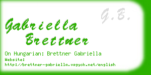 gabriella brettner business card